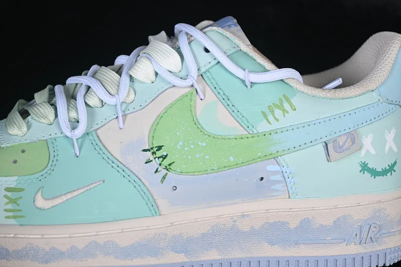 All categories Nk Air Force 1 Air Force series Nk Air Force 1 Low Air Force low-top Nike Air Force 1'07 Low Hand-painted graffiti Mint comics Air Force 1 low-top casual sneakers DB3301-919